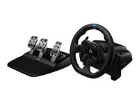 Logitech G G923 - Hjul, pedaler och växelspakuppsättning - kabelansluten - för PC, Sony PlayStation 4, Sony PlayStation 5 991-000531