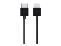 Belkin Premium Series - HDMI-kabel - HDMI hane till HDMI hane - 2 m - stöd för 4K AV10168BT2M-BLK