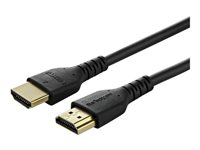 StarTech.com - Premium hög hastighet - HDMI-kabel med Ethernet - HDMI hane till HDMI hane - 2 m - svart - för P/N: TB3DKM2HDL RHDMM2MP