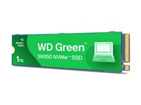WD Green SN350 NVMe SSD WDS100T2G0C-00CDH0 - SSD - 1 TB - inbyggd - M.2 2280 - PCIe 3.0 x4 (NVMe) WDS100T2G0C-00CDH0
