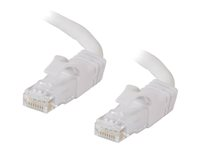 C2G Cat6 Booted Unshielded (UTP) Network Patch Cable - Patch-kabel - RJ-45 (hane) till RJ-45 (hane) - 10 m - UTP - CAT 6 - formpressad, hakfri, tvinnad - vit 83492