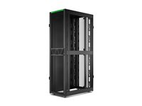APC NetShelter SX Gen 2 - Rack skåp - 2124 H x 600 B x 1070 D mm, med sidor - golvstående - svart - 45U - 19" - TAA-kompatibel - för P/N: SMX2000RMLV2UNC, SRT5KRMXLT-5KTF, SRTL2K2RM1UWC, SRTL3KRM1UIC AR3105B2