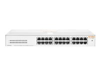 HPE Networking Instant On 1430 24G Switch - Switch - ohanterad - 24 x 10/100/1000 - skrivbordsmodell, rackmonterbar, väggmonterbar - BTO R8R49A#ABB