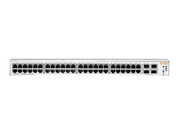 HPE Networking Instant On 1930 48G Class4 PoE 4SFP/SFP+ 370W Switch - Switch - L3 - Administrerad - 48 x 10/100/1000 (PoE) + 4 x 1 Gigabit / 10 Gigabit SFP+ - rackmonterbar - PoE (370 W) JL686B#ABB