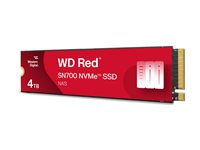 WD Red SN700 WDS400T1R0C-68BDK0 - SSD - 4 TB - inbyggd - M.2 2280 - PCIe 3.0 x4 (NVMe) WDS400T1R0C-68BDK0