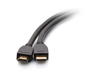 C2G 12ft (3.6m) Ultra High Speed HDMI® Cable with Ethernet - 8K 60Hz - Ultra High Speed - HDMI-kabel med Ethernet - HDMI hane till HDMI hane - 3.6 m - svart - 8K60 Hz (7680 x 4320) stöd C2G10413