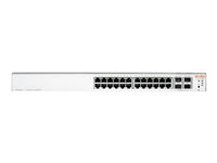 HPE Networking Instant On 1930 24G 4SFP/SFP+ Switch - Switch - L3 - Administrerad - 24 x 10/100/1000 + 4 x 1 Gigabit / 10 Gigabit SFP+ - rackmonterbar JL682A#ABB