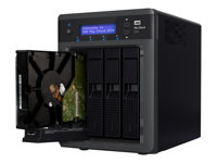 WD My Cloud EX4 WDBWWD0080KBK - NAS-server - 4 fack - 8 TB - SATA 6Gb/s - HDD 2 TB x 4 - RAID 0, 1, 5, 10, JBOD - RAM 512 MB - Gigabit Ethernet - iSCSI support WDBWWD0080KBK-EESN