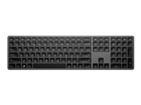 HP Dual Mode 975 - Tangentbord - bakgrundsbelyst - trådlös - Bluetooth - hela norden - för EliteBook 645 G9, 840; ProBook 455 G9; ZBook Studio G9 3Z726AA#UUW