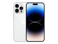 Apple iPhone 14 Pro Max - 5G smartphone - dual-SIM / Internminne 512 GB - OLED-skärm - 6.7" - 2796 x 1290 pixels (120 Hz) - 3 st. bakre kameror 48 MP, 12 MP, 12 MP - front camera 12 MP - silver MQAH3QN/A