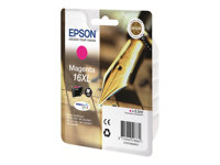 Epson 16XL - 6.5 ml - XL - magenta - original - bläckpatron - för WorkForce WF-2010, 2510, 2520, 2530, 2540, 2630, 2650, 2660, 2750, 2760 C13T16334010