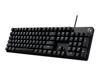 Logitech G G413 SE - Tangentbord - bakgrundsbelyst - USB - AZERTY - fransk - tangentbrytare: Tactile - svart 920-010435