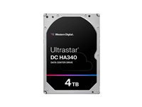 WD Ultrastar DC HA340 WUS721204BLE6L4 - Hårddisk - datacenter - 4 TB - inbyggd - 3.5" - SATA 6Gb/s - 7200 rpm - buffert: 256 MB 0B47076