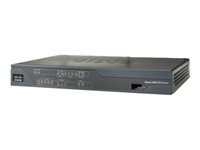 Cisco IAD 887 with Annex A and 4FXS - Router - ISDN/DSL 4-ports-switch WAN-portar: 2 - VoIP-telefonadapter IAD887F-K9