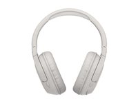 Belkin SoundForm Surround - Hörlurar med mikrofon - fullstorlek - Bluetooth - trådlös, kabelansluten - USB-C, 3,5 mm kontakt - sand AUD009HQSA