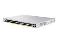 Cisco Business 350 Series CBS350-48FP-4G - Switch - L3 - Administrerad - 48 x 10/100/1000 (PoE+) + 4 x Gigabit SFP - rackmonterbar - PoE+ (740 W) CBS350-48FP-4G-EU
