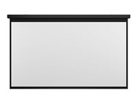 Multibrackets M Motorized Projection Screen Black Edition - Projektorduk - takmontering - motoriserad - 135" (343 cm) - 16:9 - Matte White - svart 7350022733985