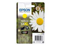 Epson 18XL - 6.6 ml - XL - gul - original - bläckpatron - för Expression Home XP-212, 215, 225, 312, 315, 322, 325, 412, 415, 422, 425 C13T18144012