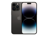 Apple iPhone 14 Pro Max - 5G smartphone - dual-SIM / Internminne 512 GB - OLED-skärm - 6.7" - 2796 x 1290 pixels (120 Hz) - 3 st. bakre kameror 48 MP, 12 MP, 12 MP - front camera 12 MP - space black MQAF3QN/A