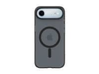 Belkin SheerForce Grip Series - Baksidesskydd för mobiltelefon - MagSafe-kompatibilitet - tillverkas av återvunna material - svart - för Apple iPhone Air MSA037HQBK