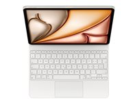 Apple Magic Keyboard - Tangentbord och foliefodral - med pekdyna - Apple Smart connector - QWERTZ - schweizisk - för Apple 13-inch iPad Air M2 Wi-Fi, M2 Wi-Fi + Cellular, M3 Wi-Fi, M3 Wi-Fi + Cellular MDFW4SM/A