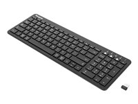 Targus - Tangentbord - antimikrobiell - trådlös - Bluetooth 5.1 - QWERTY - amerikansk - svart AKB863US
