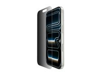 Belkin ScreenForce InvisiGlass - Skärmskydd för mobiltelefon - glas - med sekretessfilter - för Apple iPhone 17 Pro OVA213HQ