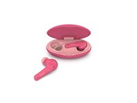 Belkin SoundForm Nano for Kids - True wireless-hörlurar med mikrofon - inuti örat - Bluetooth - rosa PAC003BTPK