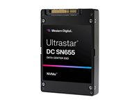 WD Ultrastar DC SN655 WUS5EA138ESP7E3 - SSD - 3.84 TB - inbyggd - 2.5" - U.3 PCIe 4.0 (NVMe) 0TS2461