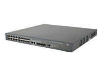 HPE 3600-24-PoE+ v2 SI - Switch - Administrerad - 24 x 10/100 (PoE+) + 4 x Gigabit SFP + 2 x delad 10/100/1000 - rackmonterbar - PoE+ (720 W) JG306B