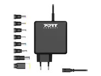 PORT Connect - Strömadapter - universell - AC 100-240 V - 65 Watt - Europa 900093B-EU