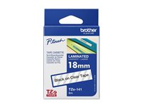 Brother TZe-141 - Standardlim - svart på klar - Rulle (1,8 cm x 8 m) 1 kassett(er) bandlaminat - för Brother PT-D600; P-Touch PT-18, 3600, 750, D450, D800, E500, E550, H101, H500, P750, P900 TZE141
