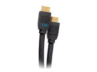 C2G 12ft 8K HDMI Cable with Ethernet - Performance Series Ultra High Speed - Ultra High Speed - HDMI-kabel med Ethernet - HDMI hane till HDMI hane - 3.6 m - svart - 8K60 Hz (7680 x 4320) stöd, 4K120 Hz (4096 x 2160) stöd, stöd för 10K C2G10456