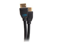 C2G 10ft 8K HDMI Cable with Ethernet - Performance Series Ultra High Speed - Ultra High Speed - HDMI-kabel med Ethernet - HDMI hane till HDMI hane - 3 m - svart - 8K60 Hz (7680 x 4320) stöd, 4K120 Hz (4096 x 2160) stöd, stöd för 10K C2G10455