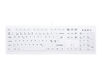 Active Key MedicalKey AK-C8100 - Tangentbord - USB - Nordisk - vit AK-C8100F-U1-W/NOR
