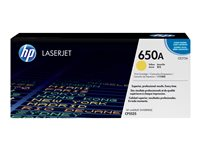 HP 650A - Gul - original - LaserJet - tonerkassett (CE272A) - för Color LaserJet Enterprise CP5520, CP5525, M750 CE272A