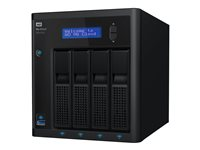 WD My Cloud PR4100 WDBNFA0080KBK - NAS-server - 4 fack - 8 TB - HDD 2 TB x 4 - RAID 0, 1, 5, 10, JBOD - RAM 4 GB - Gigabit Ethernet WDBNFA0080KBK-EESN