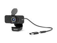 PORT Connect - Webbkamera - färg (Dag&Natt) - 2 MP - 1920 x 1080 - 1080p - ljud - USB - H.264, MPEG 900078