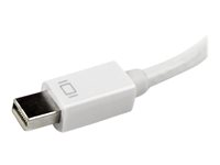 StarTech.com Travel A/V Adapter: 3-in-1 Mini DisplayPort to VGA DVI or HDMI Converter - White (MDP2VGDVHDW) - Videokonverterare - DisplayPort - DVI, HDMI, VGA - vit - för Apple MacBook Air MDP2VGDVHDW
