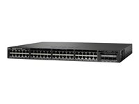 Cisco Catalyst 3650-48FD-S - Switch - L3 - Administrerad - 48 x 10/100/1000 (PoE+) + 2 x 10 Gigabit SFP+ - skrivbordsmodell, rackmonterbar - PoE+ (775 W) WS-C3650-48FD-S