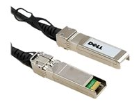 Dell - 100GBase direktkopplingskabel - QSFP28 till QSFP28 - 5 m - 5 m - fiberoptisk - aktiv - för Networking S6100; PowerEdge C6420, R640, R740; PowerSwitch S4112, S5212; Networking Z9100 470-ABPU