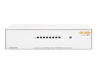 HPE Networking Instant On 1430 8G Switch - Switch - ohanterad - 8 x 10/100/1000 - skrivbordsmodell, väggmonterbar - BTO R8R45A#ABB