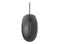 HP 125 - Mus - kabelansluten - USB - svart - Smart Buy 265A9UT